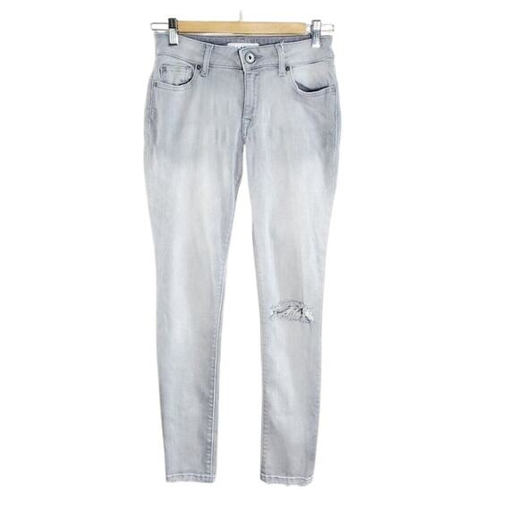 DL1961 Emma Pixie Power-Legging jeans in Pixie Light Grey Size 26 - Picture 1 of 9